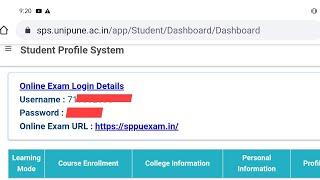 Pune University News |Sppu Exam Username and Password| How to get Online Exam username and password