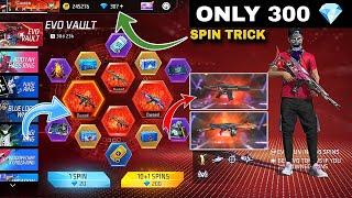 New Evo Vault Event Spin | Only 300  Diamond Evo Scar Trick  | Free fire New event | Ff New Event