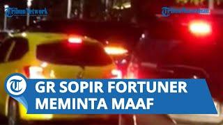 Insiden Viral Sopir Mobil Fortuner yang Rusak Mobil Brio kuning, Sopir Mobil Fortuner Minta Maaf