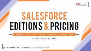 Salesforce Editions and Pricing