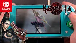 Bayonetta 1 on the Nintendo Switch Lite - part 1