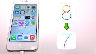 How To Downgrade iOS 8 to 7.1.2 - iPhone, iPad & iPod