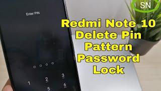 Hard reset Xiaomi Redmi Note 10 M2101K7AG. Delete pin, pattern, password lock.