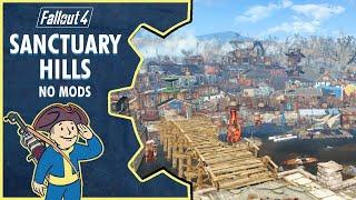 Fallout 4 Sanctuary Hills Capital City Settlement Build  (No Mods Used)