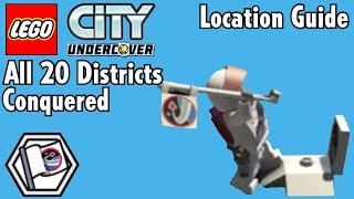 LEGO City Undercover - All 20 Districts Conquered Unlock Rex Fury Astronaut | 100% Guide