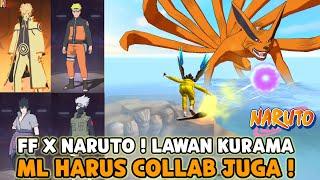 ML JANGAN MAU KALAH ! FREE FIRE X NARUTO LAWAN KURAMA ! PANASIN MONTON BIAR BUAT SKIN NARUTO JUGA