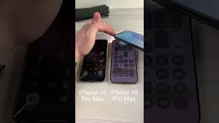 iPhone 16 vs 15 Pro Max  Screen Brightness Battle! Wait Until the End! #iPhone16 #15ProMax #Tech