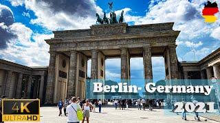  Berlin, Germany Walking Tour 2021 ( Das Brandenburger Tor ) Part 1-  4K ( Ultra HD 60fps)