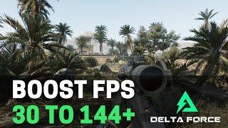 BEST PC Settings for Delta Force: Hawk Ops! (Maximize FPS & Visibility)