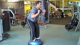 BOSU Squat Jumps - Joe Palumbo - Seattle Personal Trainer