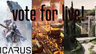 Undecided... Vote for live! | Ep.00 | #FarmingSimulator22 #Icarus #satisfactory