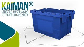 Schoeller Allibert Kaiman - Attached lid container range