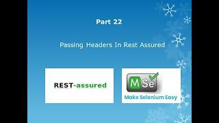 22. What is header in API and how to pass them in Rest Assured?