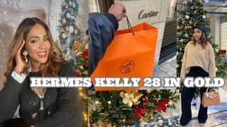 UNBOXING MY DREAM HERMES BAG | HERMES KELLY IN GOLD | MABEL IN HAMBURG