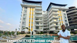 Is this the largest elevated pool in Accra Ghana? Tour this luxury Apartment to find out