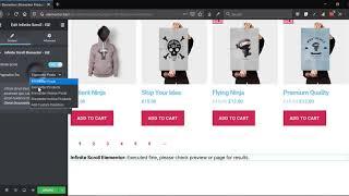 How to Add Infinite Scroll to Elementor Products WooCommerce Widget