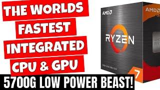 AMD Ryzen 7 5700G FASTEST Gaming APU CPU That Uses Very Little Power