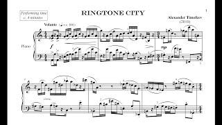 Ringtone City, for Piano (2010)