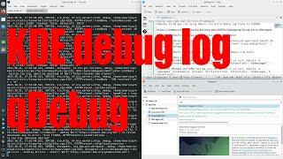 KDE debug log qDebug tutorial - October 2023 - 50afe118