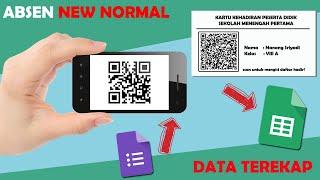 Cara Membuat Daftar hadir QR CODE Siswa dan Guru terkoneksi google formulir dan spreadsheet