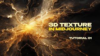 CHEAT Prompt a 3D TEXTURE in MIDJOURNEY for MOTION DESIGN | Tutorial 01