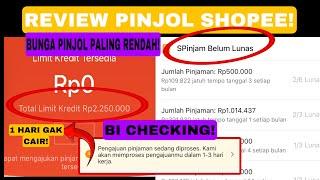 REVIEW JUJUR PINJOL DI SHOPEE | PINJOL DI SHOPEE SUDAH BI CHECKING! | PENCAIRAN GAK SAMPAI 5 menit