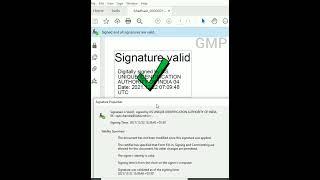 HOW TO VALIDATE SIGNATURE IN AADHAR & PAN|GMP|#SHORTS