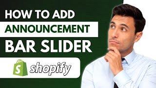 How To Add Announcement Bar Slider to your Shopify Dawn Theme (EASY WAY)