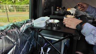 ［車中泊］軽自動車N-BOXで東京都内のオール電化車中泊 [CAR CAMPING]