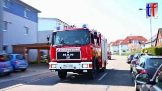 **Pressluftfanfare** Engines Responding / MAN LF 16/12 & MAN HLF 16, Winterbach, Germany, 2017.