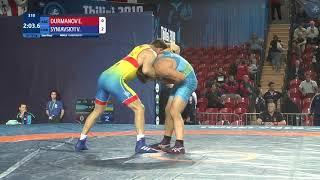 1/2 GR - 78 kg: E. DURMANOV (KAZ) v. V. SYNIAVSKYI (UKR)