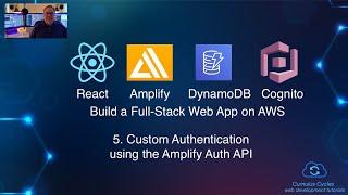 5. AWS Amplify: Custom Authentication using the Amplify Auth API