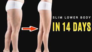 Slim Butt/Thigh/Calves in 14 DAYS! 12 Min STANDING Intense Lower Body Workout, No Equipment