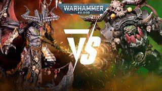 NEW Chaos Daemons Vs NEW Orks: 2000pts Warhammer 40K Battle Report