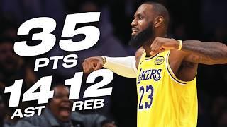 LeBron James' KINGLY TRIPLE-DOUBLE PERFORMANCE! | November 13, 2024