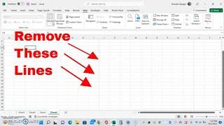 How To Remove Grey Page Break Lines In Microsoft Excel With Ease! #msexcel, #howto, #trending