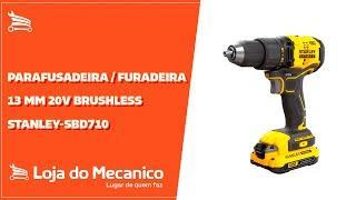 PARAFUSADEIRA / FURADEIRA 13 mm 20V Brushless - STANLEY-SBD710 | Loja do Mecânico