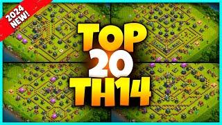 New BEST TH14 BASE WAR/TROPHY Base Link 2024 (Top20) Clash of Clans - Town Hall 14 Farm Base