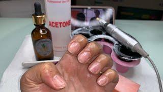 How To Remove Acrylic Nails | Soak Off Nails | Acrylic Nails Removal