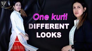 One Kurti Different Looks | Different Occasions | Ankey | Shootvoot Lifestyle |