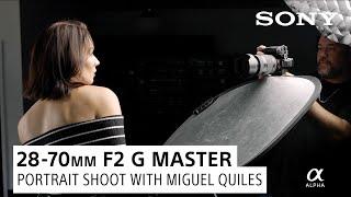 28-70mm F2 G Master + Alpha 7R V Portrait Shoot | Behind the Shot