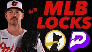 PRIZEPICKS MLB SATURDAY 6/8/24 - FREE PICKS!!! - BEST PLAYER PROPS - MLB TODAY