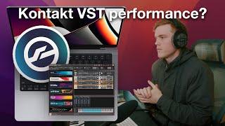 Kontakt Player Stress Tests with MacBook Pro M1 Max (Music Production)