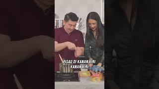 ANYA GERALDINE DIAJARIN POTONG CABE SAMA CHEF ARNOLD! #shorts