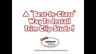 Trim Clip Stud Installation Method