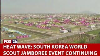 South Korea World Scout Jamboree event continuing