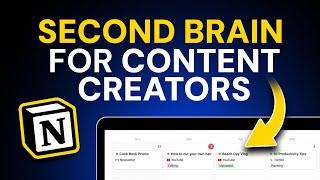 The BEST Notion Content Creator Template FULL TOUR