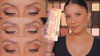 3 LOOKS 1 PALETTE | *new* TOO FACED BORN THIS WAY SUNSER STRIPPED | MagdalineJanet
