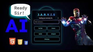 Real JARVIS AI in HTML CSS JS | Automates Instagram, WhatsApp, Spotify | Code Included