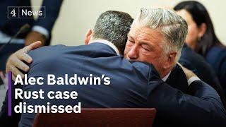 Alec Baldwin breaks down as Rust manslaughter case is dropped